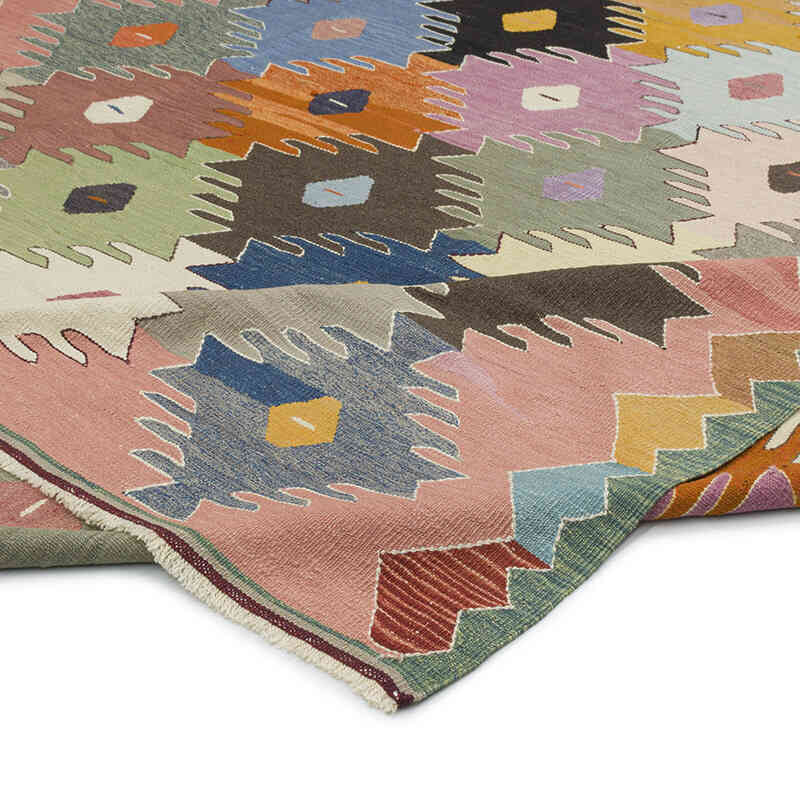 Yeni Kök Boya El Dokuma Kilim - 257 cm x 365 cm - K0080987