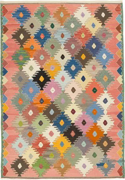 Yeni Kök Boya El Dokuma Kilim - 257 cm x 365 cm