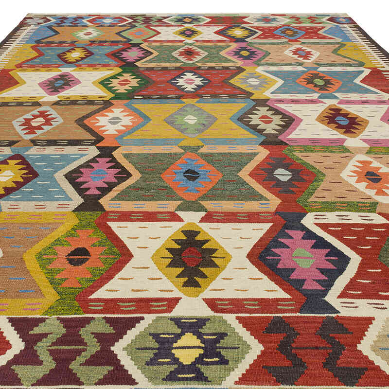 Yeni Kök Boya El Dokuma Kilim - 254 cm x 370 cm - K0080988