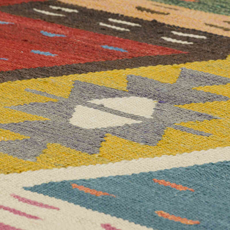 Yeni Kök Boya El Dokuma Kilim - 254 cm x 370 cm - K0080988