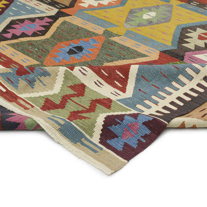 Yeni Kök Boya El Dokuma Kilim - 254 cm x 370 cm - K0080988