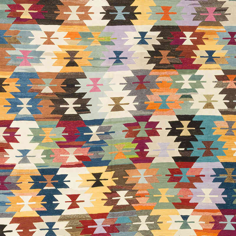 Nueva Alfombra Turca Kilim - 382 cm x 460 cm - K0080990