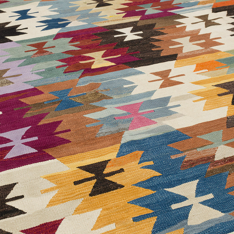 Nueva Alfombra Turca Kilim - 382 cm x 460 cm - K0080990