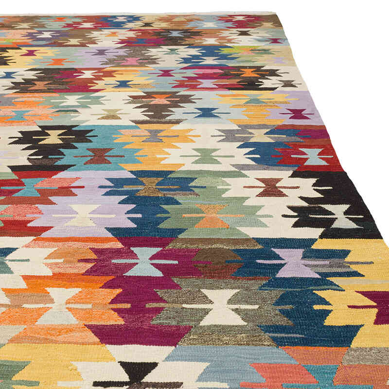 Nueva Alfombra Turca Kilim - 382 cm x 460 cm - K0080990