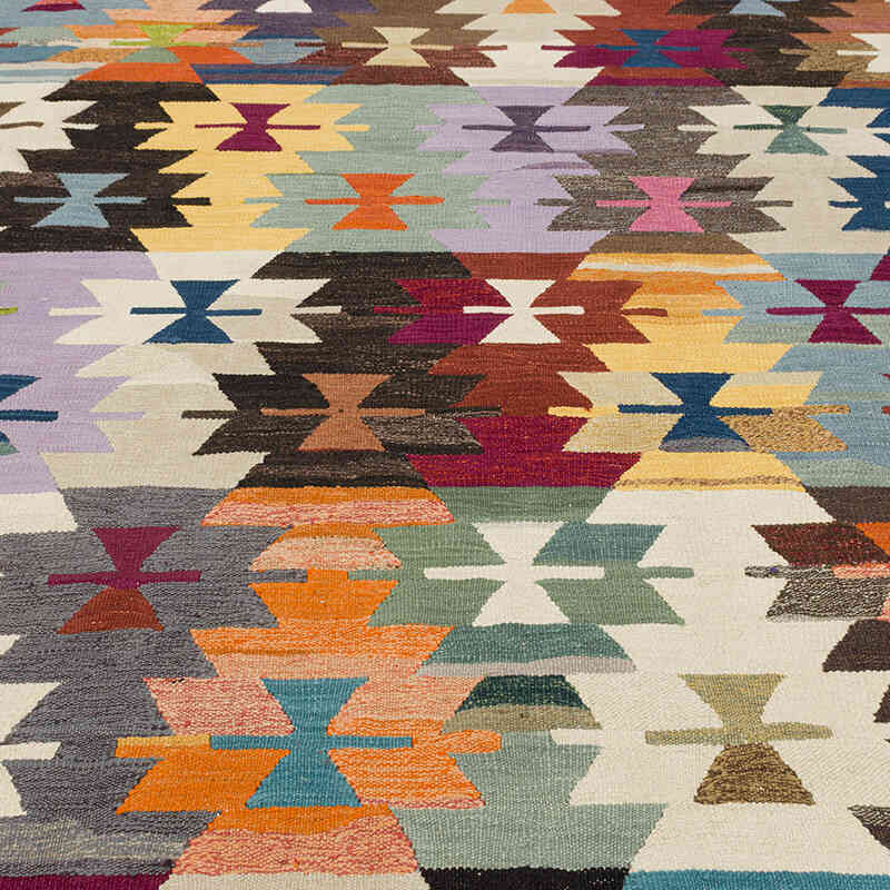 Nueva Alfombra Turca Kilim - 382 cm x 460 cm - K0080990