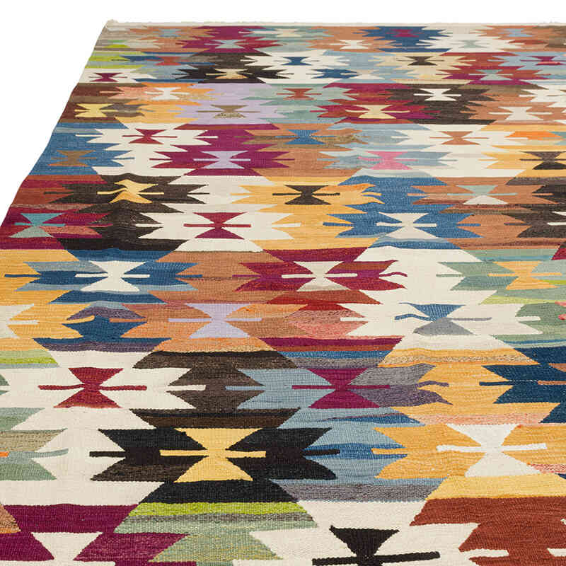 Nueva Alfombra Turca Kilim - 382 cm x 460 cm - K0080990
