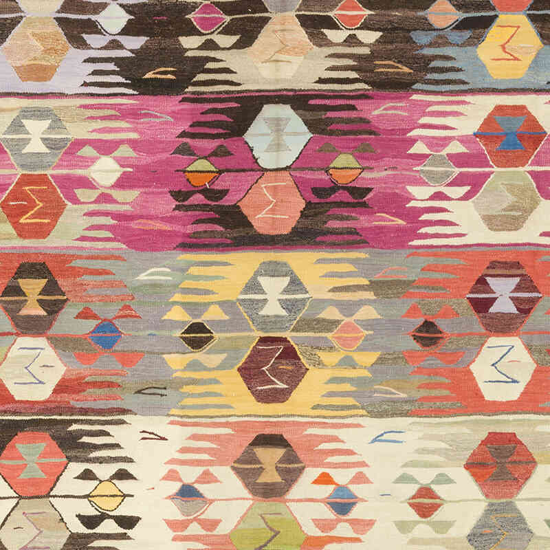 Yeni Kök Boya El Dokuma Kilim - 414 cm x 443 cm - K0080991