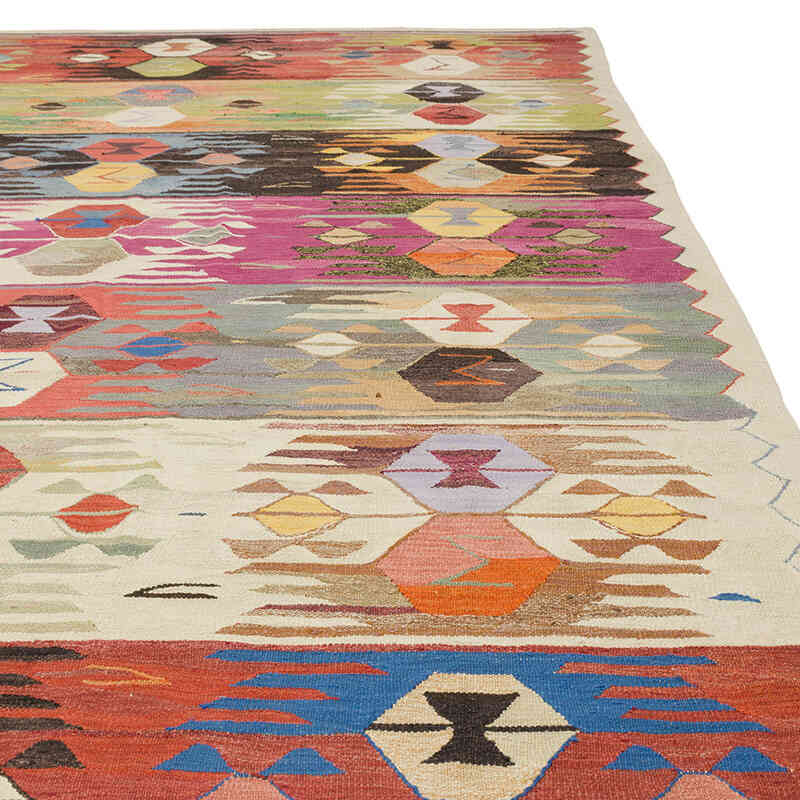 Yeni Kök Boya El Dokuma Kilim - 414 cm x 443 cm - K0080991
