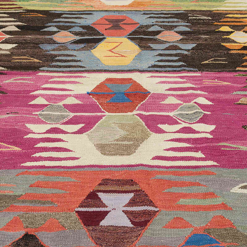 Yeni Kök Boya El Dokuma Kilim - 414 cm x 443 cm - K0080991