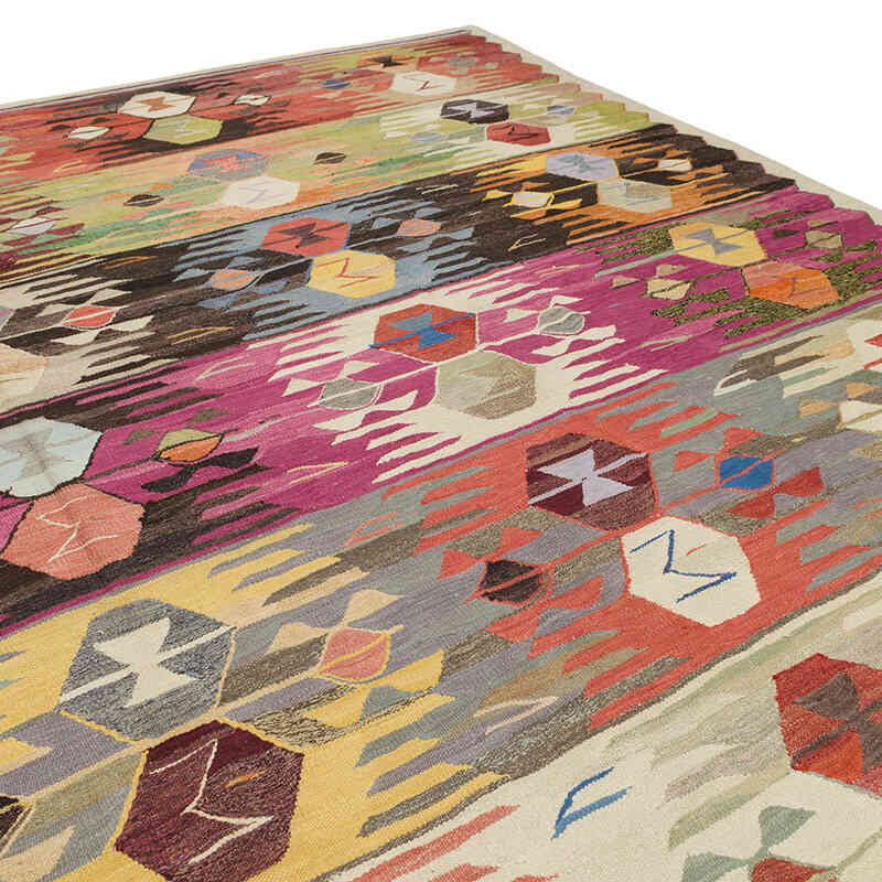 Yeni Kök Boya El Dokuma Kilim - 414 cm x 443 cm - K0080991