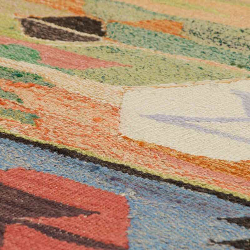 Yeni Kök Boya El Dokuma Kilim - 414 cm x 443 cm - K0080991