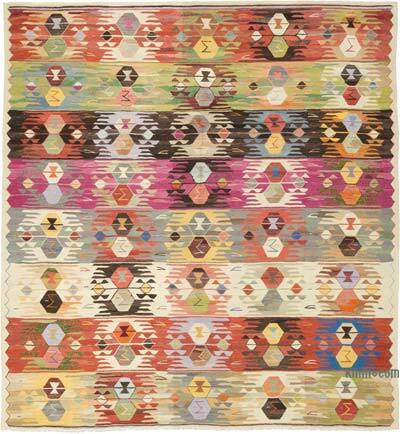 Yeni Kök Boya El Dokuma Kilim - 414 cm x 443 cm
