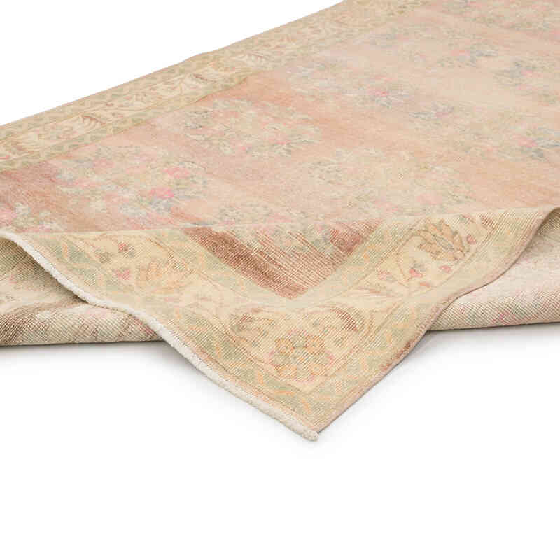 Vintage Turkish Hand-Knotted Rug - 5' 11" x 9'  (71" x 108") - K0080995