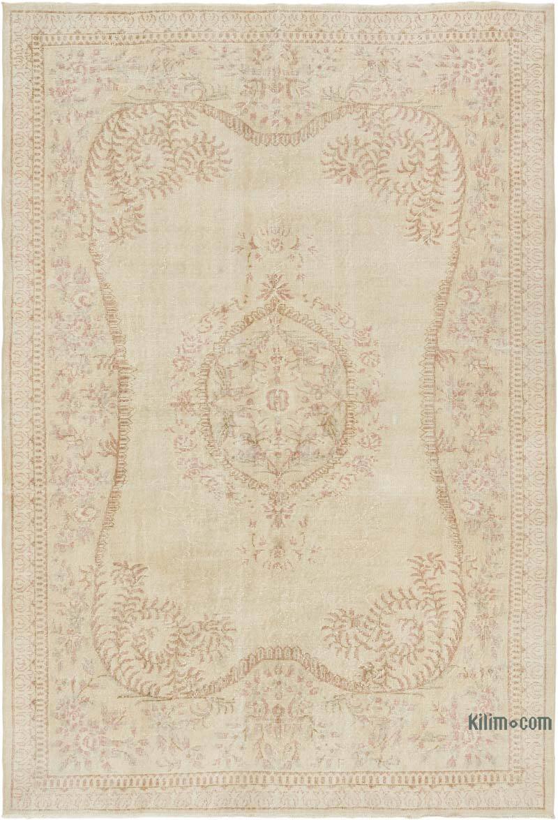 Vintage Turkish Hand-Knotted Rug - 7' 2" x 10' 7" (86" x 127") - K0080996