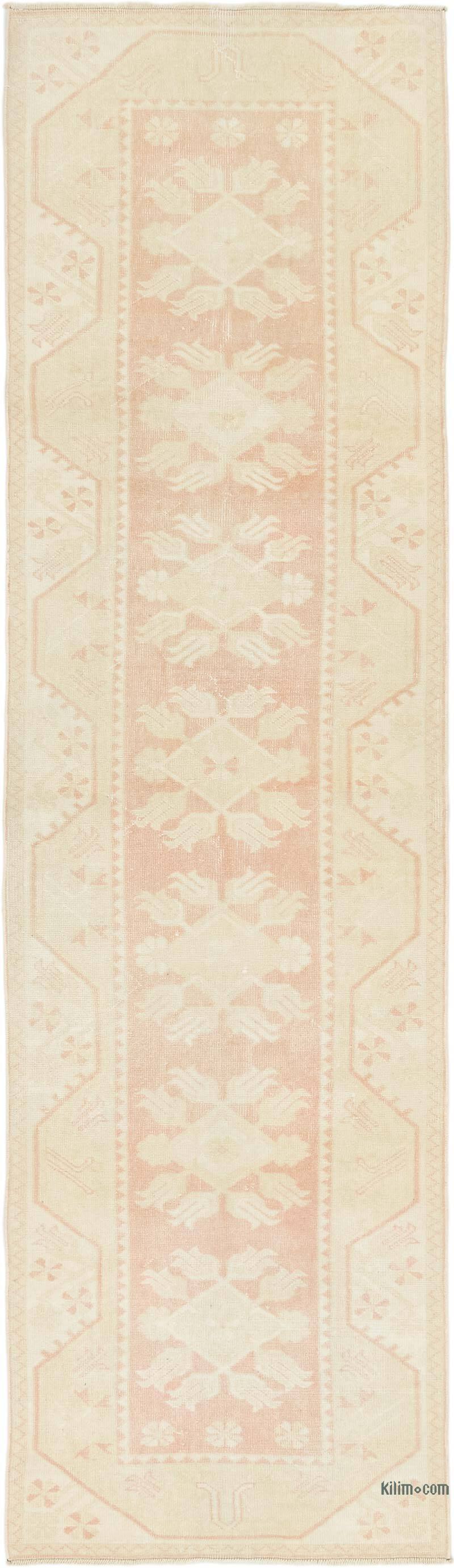 Pasillo Vintage Turco Anudado a Mano - 80 cm x 280 cm - K0080997