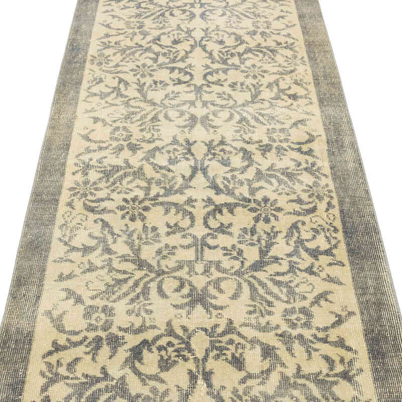 Vintage Turkish Hand-Knotted Runner - 2' 10" x 14' 6" (34" x 174") - K0080998