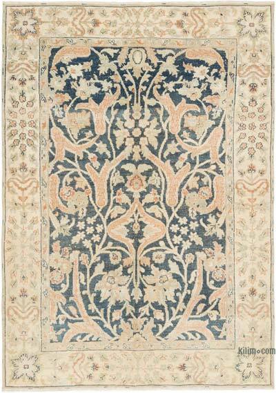 Vintage Turkish Hand-Knotted Rug - 4' 4" x 6' 2" (52" x 74")