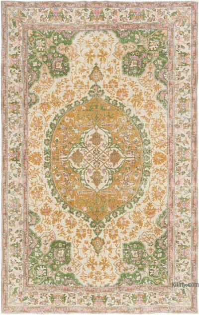 Alfombra Vintage Turca Anudada a Mano - 215 cm x 336 cm