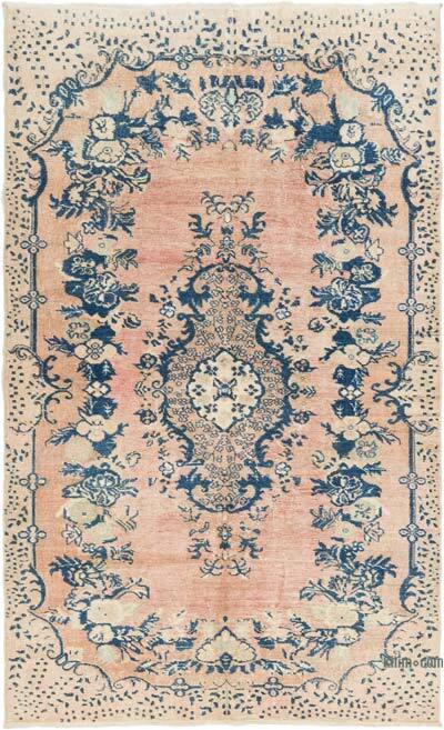 Vintage Turkish Hand-Knotted Rug - 5' 5" x 8' 11" (65" x 107")