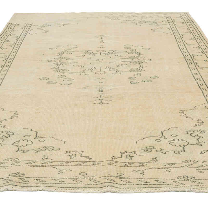 Vintage Turkish Hand-Knotted Rug - 6' 5" x 9' 7" (77" x 115") - K0081009