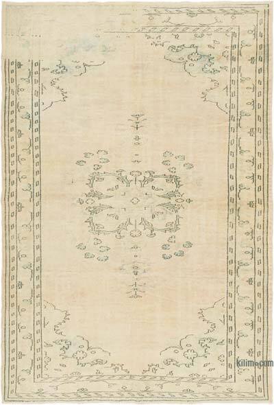 El Dokuma Vintage Halı - 196 cm x 292 cm