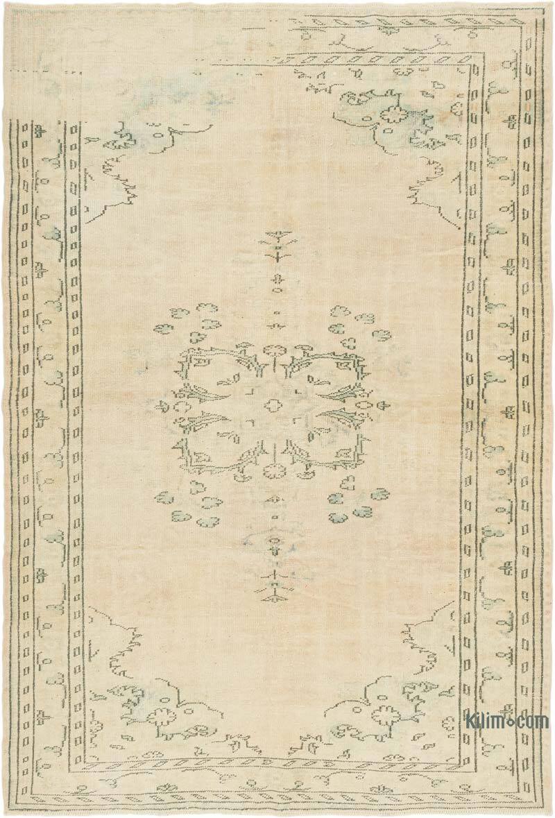Vintage Turkish Hand-Knotted Rug - 6' 5" x 9' 7" (77" x 115") - K0081009