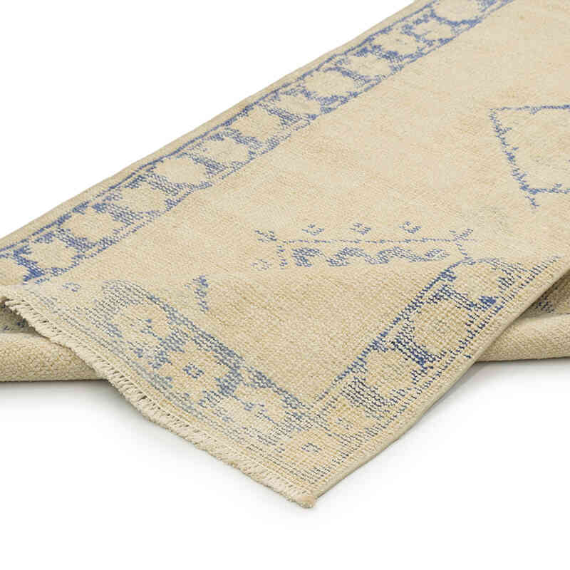 Pasillo Vintage Turco Anudado a Mano - 77 cm x 330 cm - K0081012
