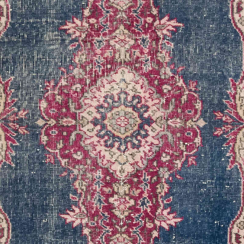 Alfombra Vintage Turca Anudada a Mano - 113 cm x 190 cm - K0081013