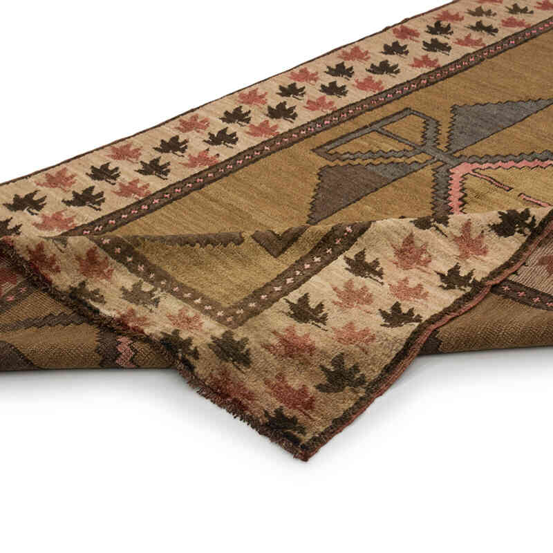 Pasillo Vintage Turco Anudado a Mano - 144 cm x 356 cm - K0081015