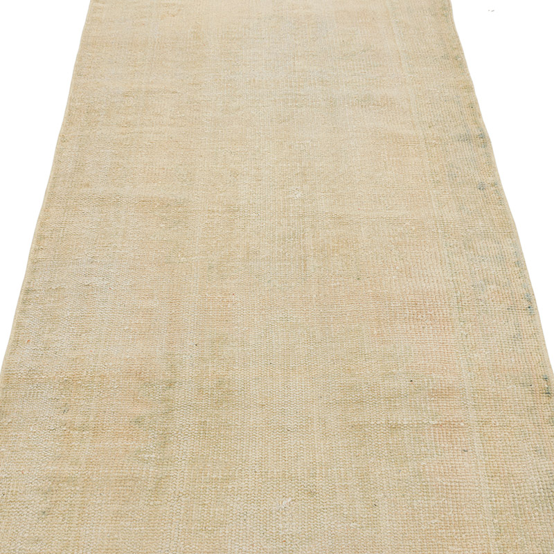 Pasillo Vintage Turco Anudado a Mano - 90 cm x 326 cm - K0081017