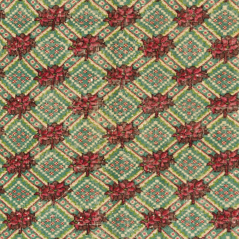 Alfombra Vintage Turca Anudada a Mano - 122 cm x 200 cm - K0081018