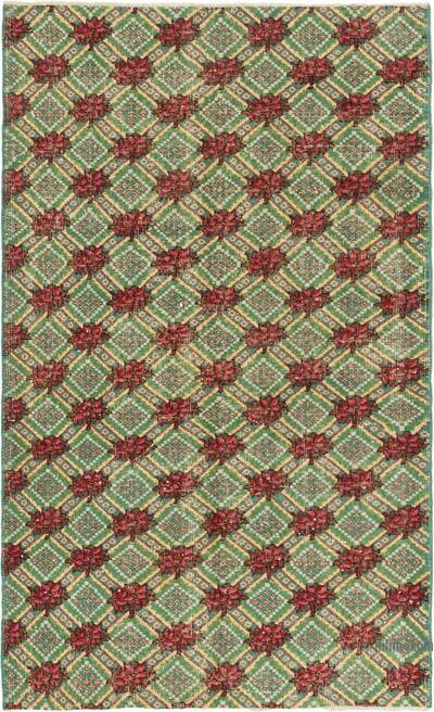 Vintage Turkish Hand-Knotted Rug - 4'  x 6' 7" (48" x 79")