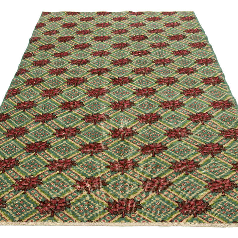 El Dokuma Vintage Halı - 121 cm x 198 cm - K0081020
