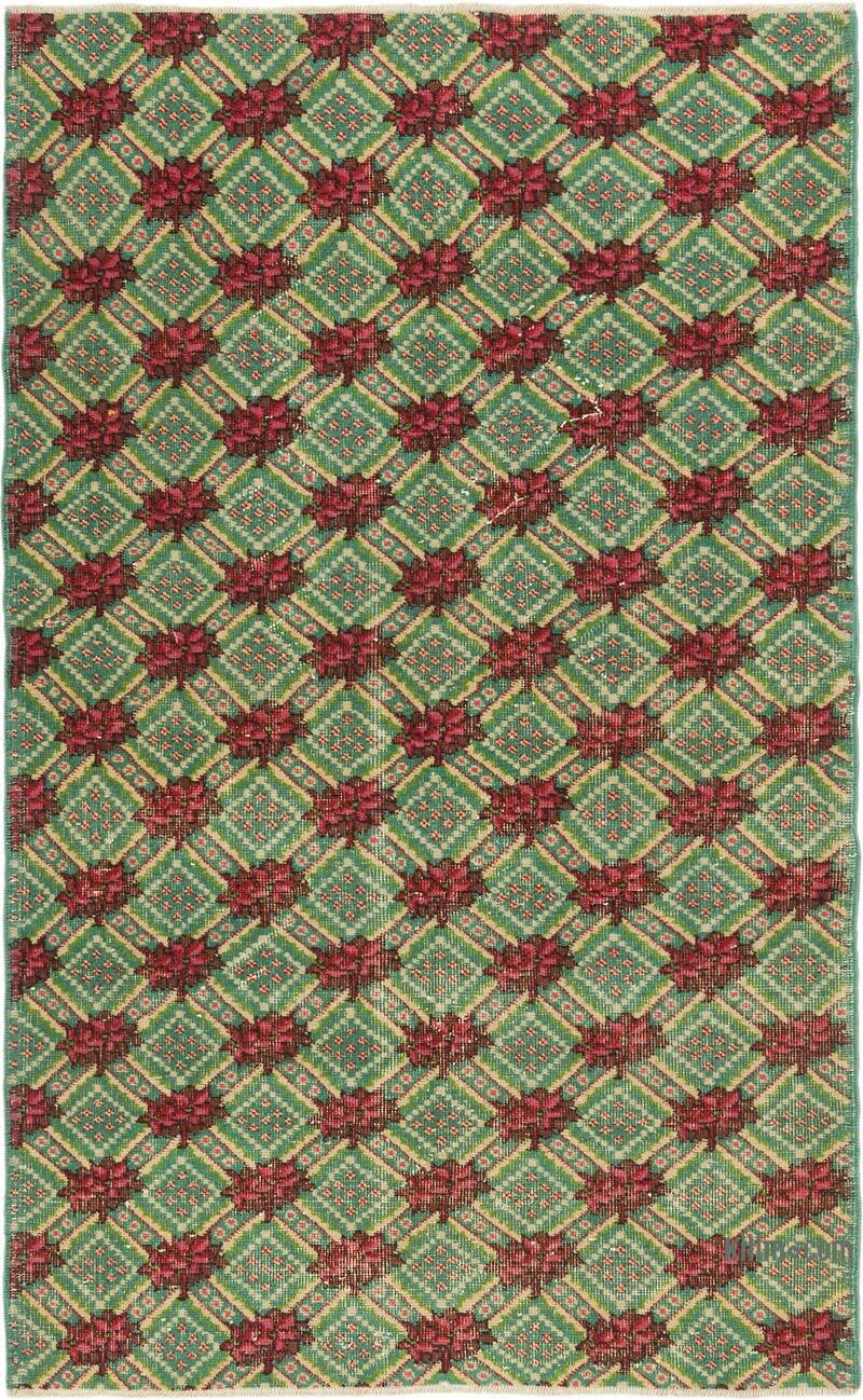 El Dokuma Vintage Halı - 121 cm x 198 cm - K0081020