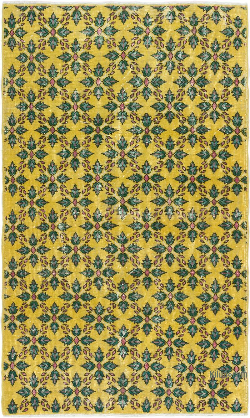 El Dokuma Vintage Halı - 120 cm x 203 cm - K0081023