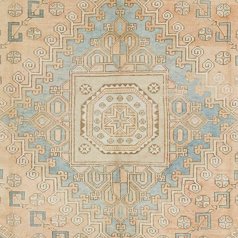 Vintage Turkish Hand-Knotted Rug - 6' 8" x 10' 6" (80" x 126") - K0081025