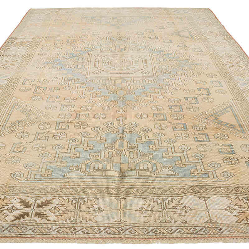 Vintage Turkish Hand-Knotted Rug - 6' 8" x 10' 6" (80" x 126") - K0081025