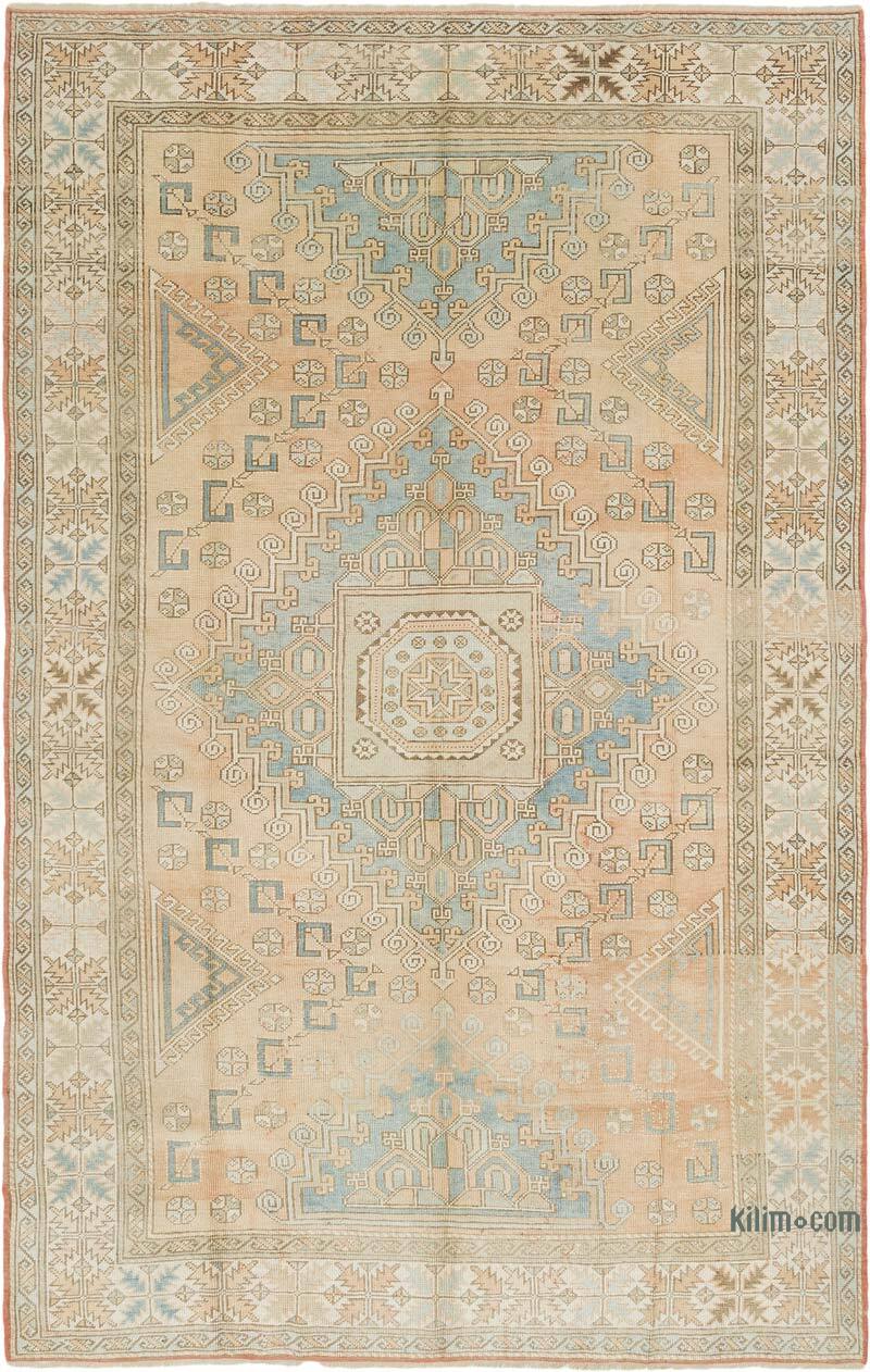 Vintage Turkish Hand-Knotted Rug - 6' 8" x 10' 6" (80" x 126") - K0081025