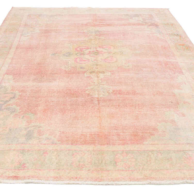 Vintage Turkish Hand-Knotted Rug - 5' 11" x 8' 7" (71" x 103") - K0081026