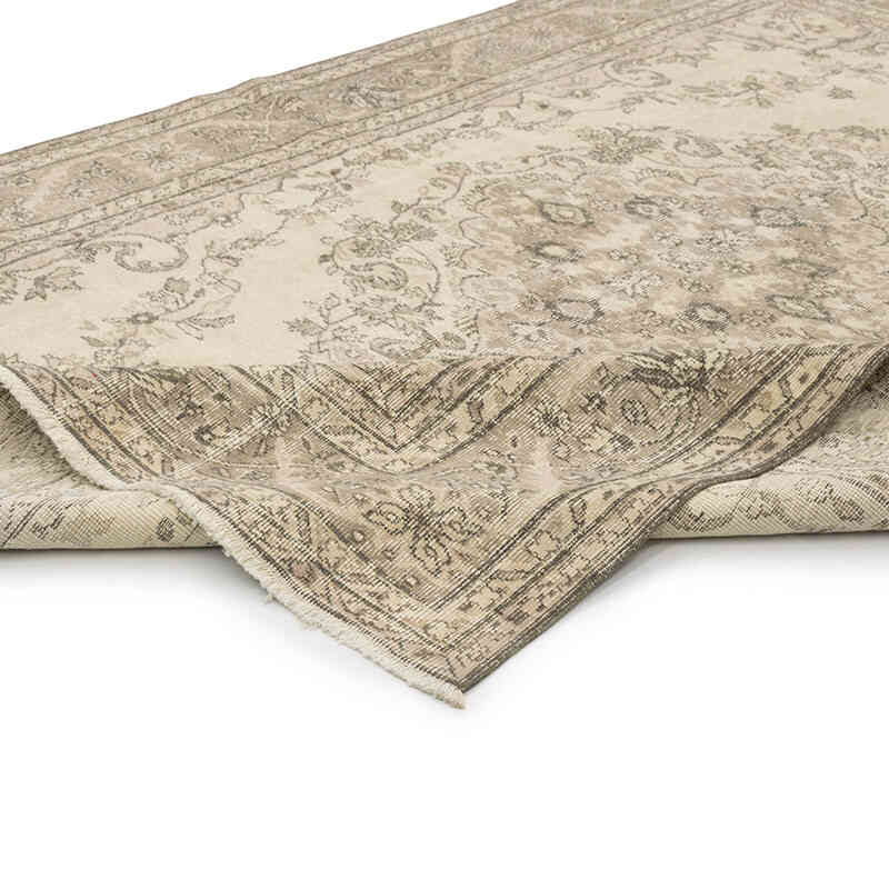 Alfombra Vintage Turca Anudada a Mano - 204 cm x 285 cm - K0081027