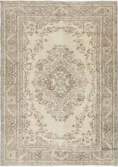 Alfombra Vintage Turca Anudada a Mano - 204 cm x 285 cm