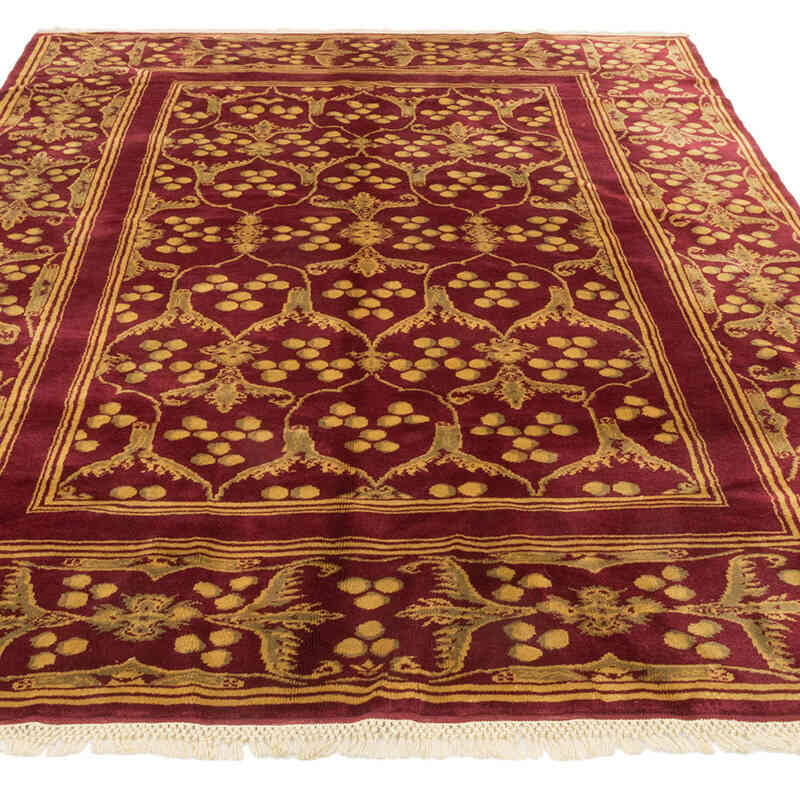 El Dokuma Vintage Halı - 182 cm x 258 cm - K0081030