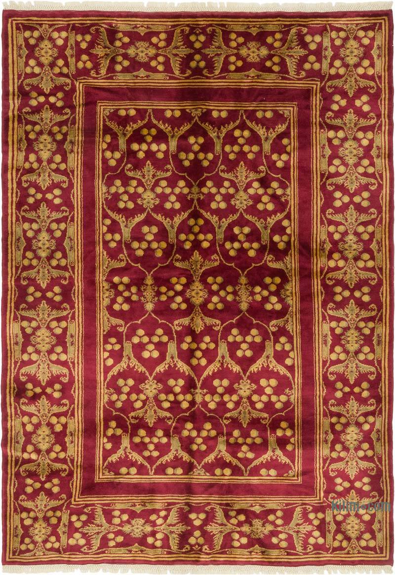 El Dokuma Vintage Halı - 182 cm x 258 cm - K0081030