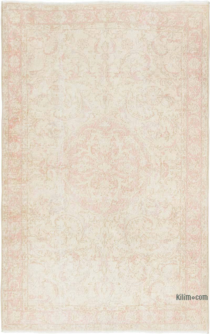 Alfombra Vintage Turca Anudada a Mano - 161 cm x 253 cm - K0081032