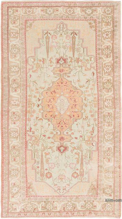 Vintage Turkish Hand-Knotted Rug - 4' 11" x 8' 8" (59" x 104")