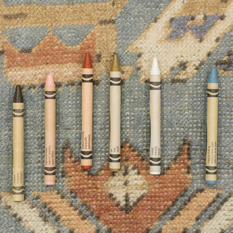 Alfombra Vintage Turca Anudada a Mano - 130 cm x 198 cm - K0081034