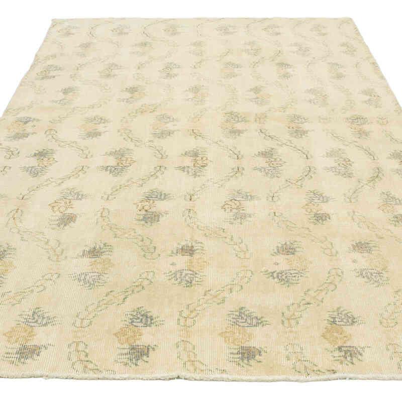 Vintage Turkish Hand-Knotted Rug - 5' 2" x 8' 6" (62" x 102") - K0081036