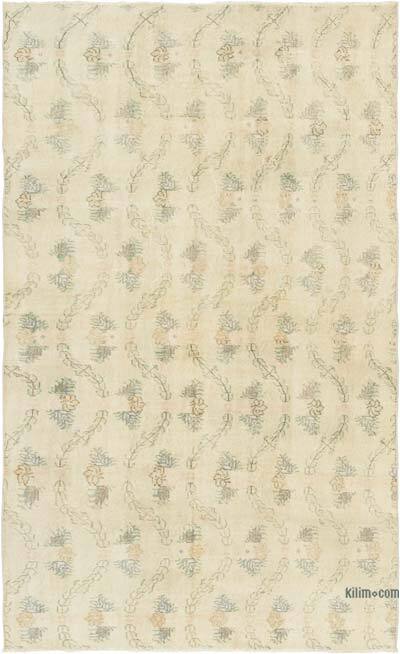 Vintage Turkish Hand-Knotted Rug - 5' 2" x 8' 6" (62" x 102")