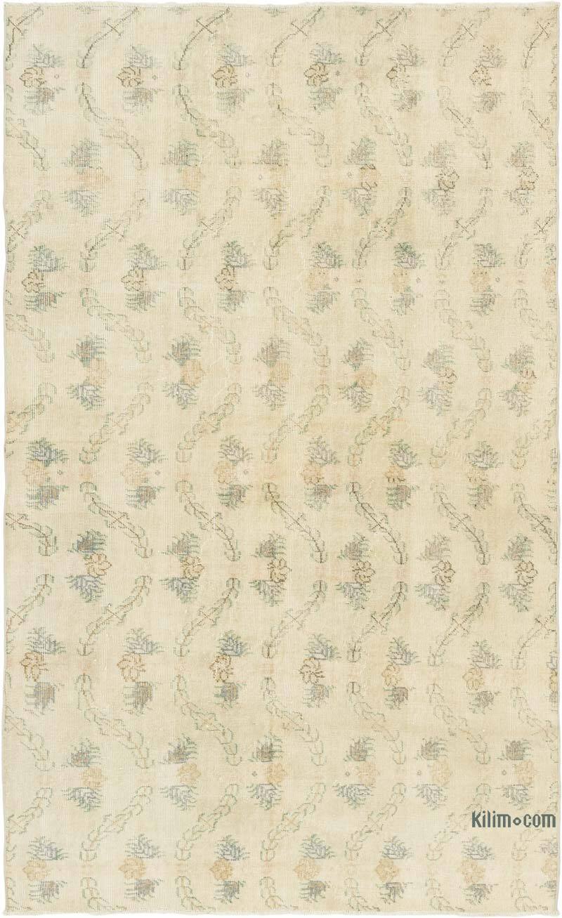 Vintage Turkish Hand-Knotted Rug - 5' 2" x 8' 6" (62" x 102") - K0081036