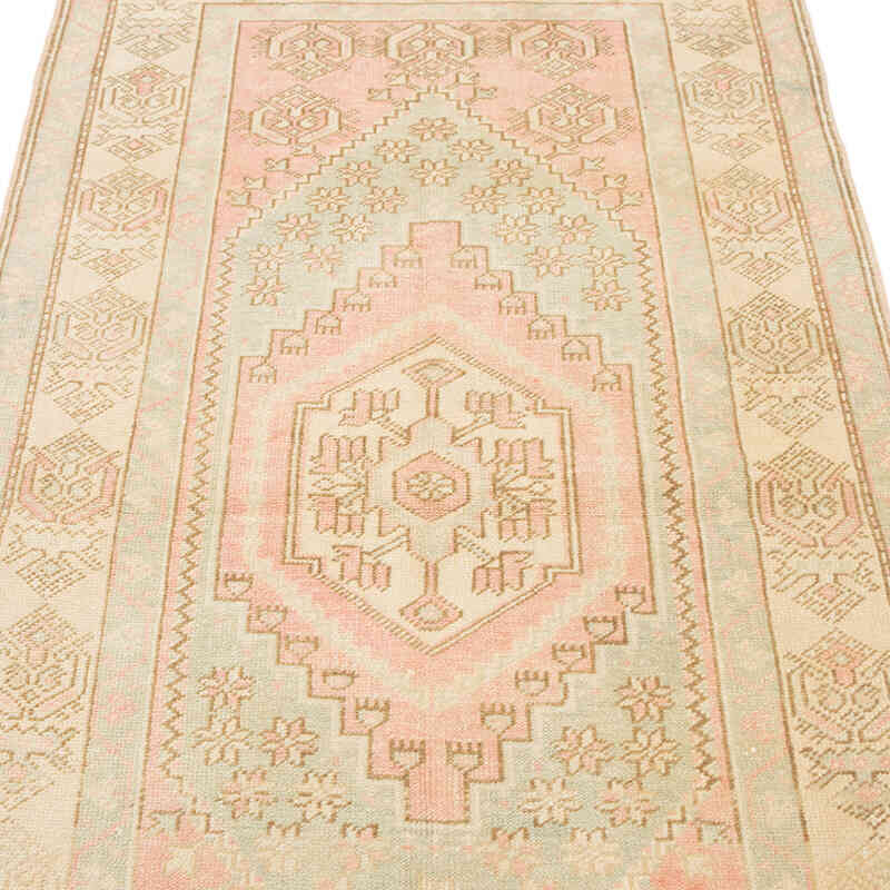 El Dokuma Vintage Halı - 103 cm x 175 cm - K0081037